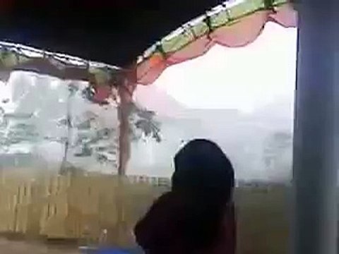 Storm stops after Azan