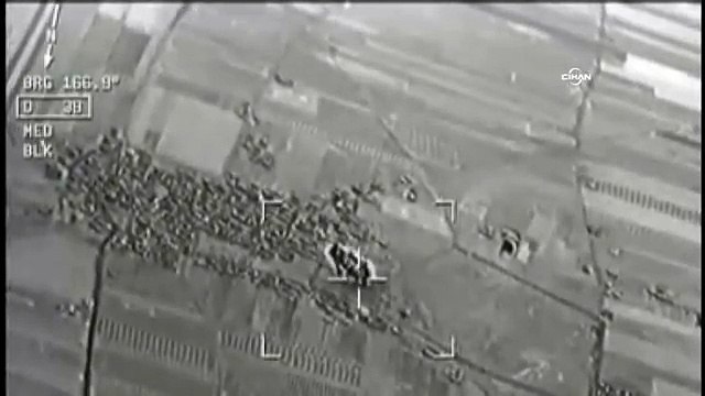 Türk savaş uçakları IŞİD hedeflerini böyle vurdu