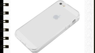 Xcessor Flip Open TPU Funda Carcasa de Gel para Apple iPhone 5 y 5S. Detrás y Protección Delantera.