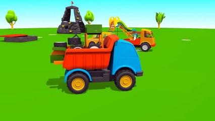 Meraklı kamyon Leo ve forklift - Eğitici çizgi film - Türkçe dublaj