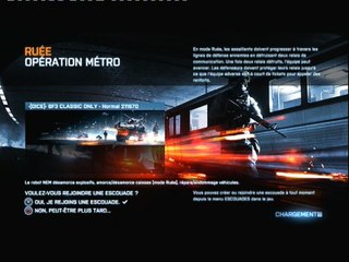 bf3 operation métro !