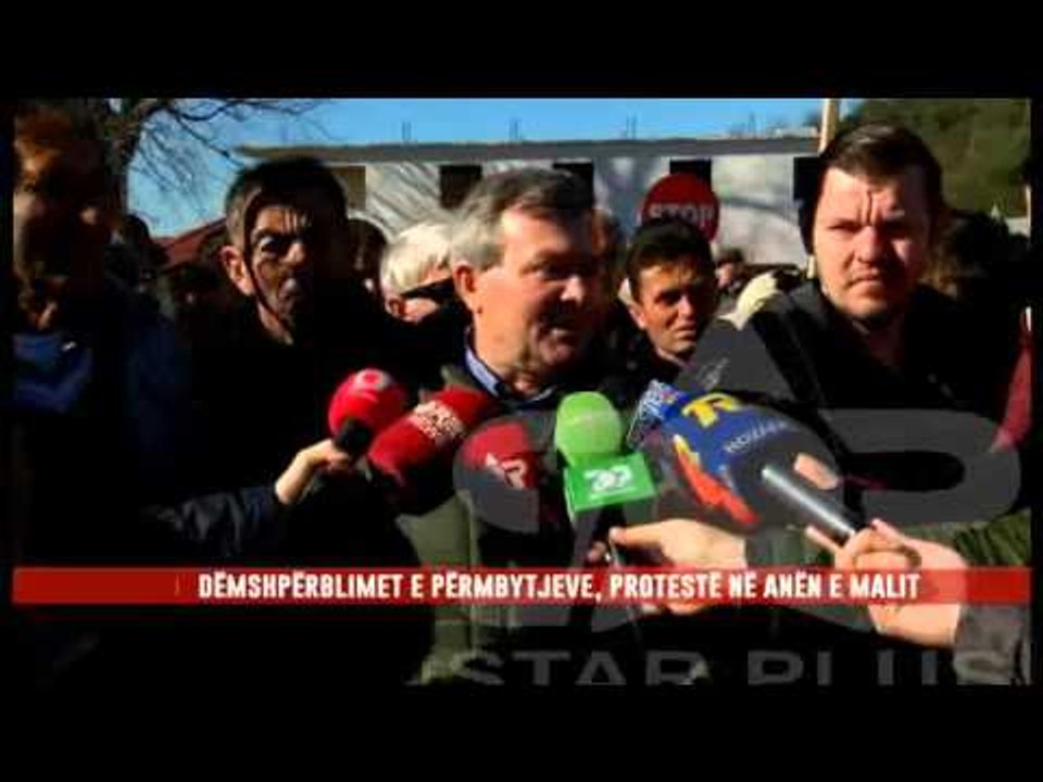 DËMSHPËRBLIMET E PËRMBYTJEVE, PROTESTË NË ANËN E MALIT