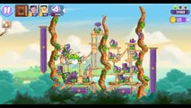 Angry Birds Stella Wall of Pigs Level 2 Walkthrough â˜…â˜…â˜…