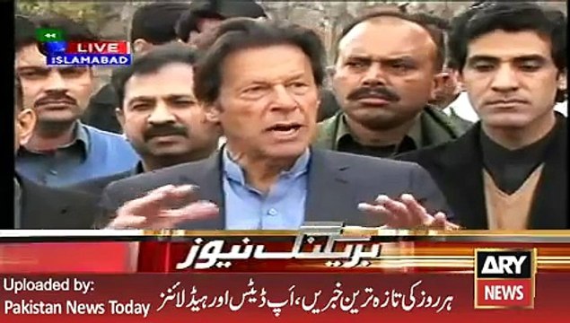 Imran Khan Media Talk in Islamabad -ARY News Headlines 6 February 2016,