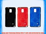 Bugdroid Circuit Bundle of 3 Blue/Black/Red for the Samsung Galaxy Note 4 (Compatible with