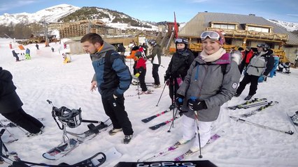 Weekend en famille ski snowscoot by Liliangelik