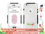 Alienwork Funda para iPhone 6/6s adecuada para la huella dactilar protectora bumper case Resistente