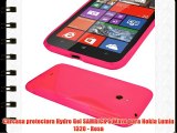 Carcasa protectora Hydro Gel SAMRICK S Wave para Nokia Lumia 1320 - Rosa