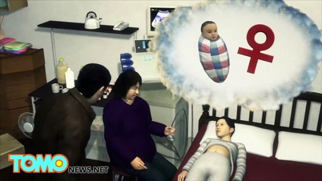 Китайская пара избавилась от плода, думая, что это девочка.а это был мальчик!