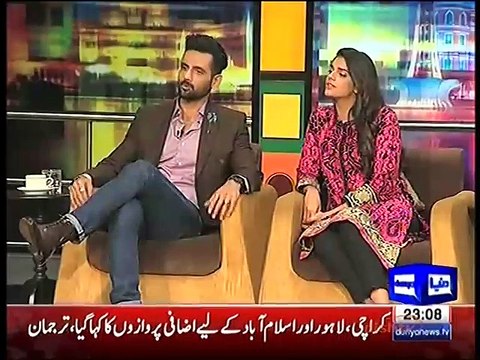 Sanam Saeed and Mohib Mirza in Mazaaq Raat
