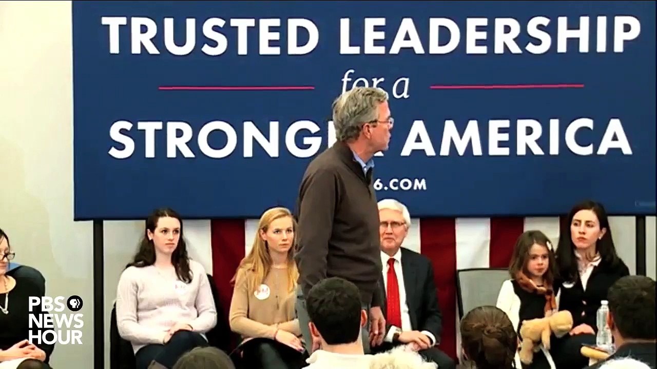 Jeb Bush has now asked an audience to applaud for him.