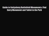 [PDF Download] Guide to Gettysburg Battlefield Monuments: Find Every Monument and Tablet in