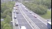 **ORIGINAL** Truck accident caught on police camera Motorway M621 (M62 Crash Leeds West Yo