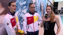 ITV Ona Carbonnell Gemma Mengual après leur victoire en duos techniques par Virginie Dedieu