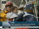 Asciende a once el número de muertos por sismo en Taiwán