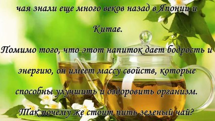 6 причин пить зеленый чай, о его пользе и свойствах