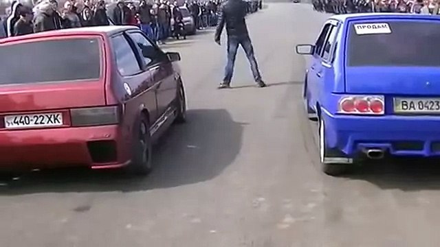 Ваз 2108 vs ваз 2109 гонки-Знаменка 06.04.2014