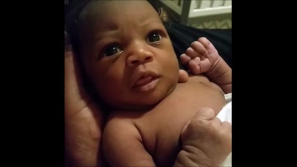 Ugly Baby does Finger to his Dad to show his love hahaha