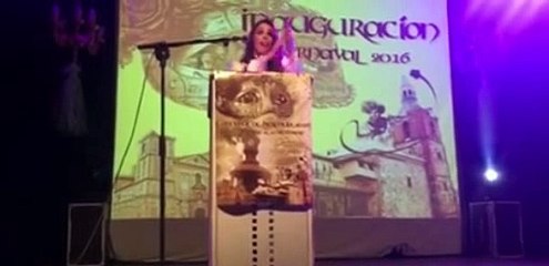 Nuria Fergó: Pregón del Carnaval 2016 de Herencia (Ciudad Real)