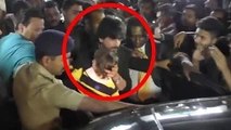 CRAZY Crowd Attacks Shahrukh & Abram Khan In Bhuj During Raees Shoot