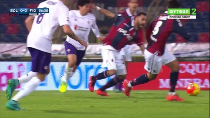 Matías Fernández Red Card FiorentinaItaly  Serie A - Bologna FC 0-0 Fiorentina
