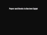 [PDF Télécharger] Paper and Books in Ancient Egypt [lire] en ligne[PDF Télécharger] Paper and