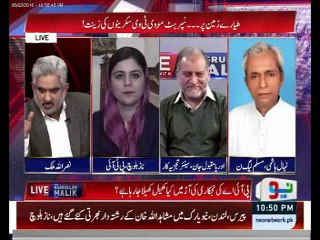 ناز بلوچ نے نہال ہاشمی کو لائیو پروگرام سے بھاگنے پر مجبور کردیا