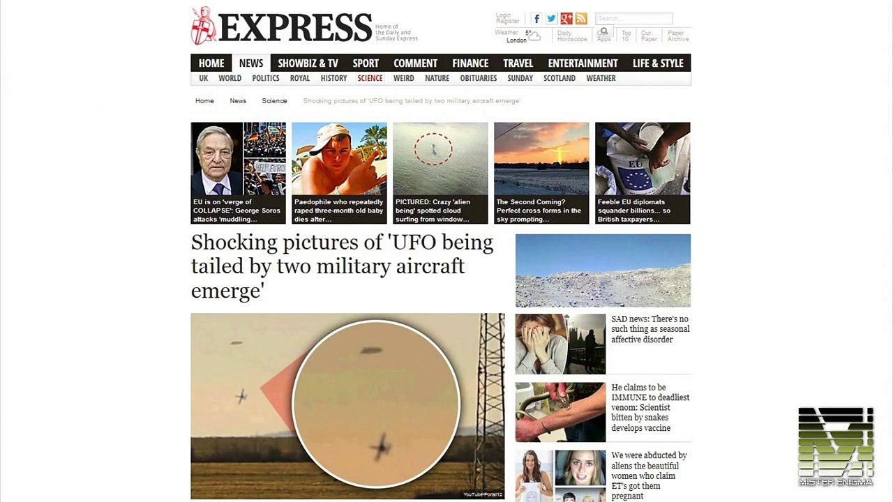 UFO Seen Flying Through Lava During Volcano Colima Eruption. (UFO News)