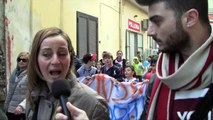 Frignano (CE) - Doppi turni per la scuola, proteste di genitori e alunni (04.02.16)