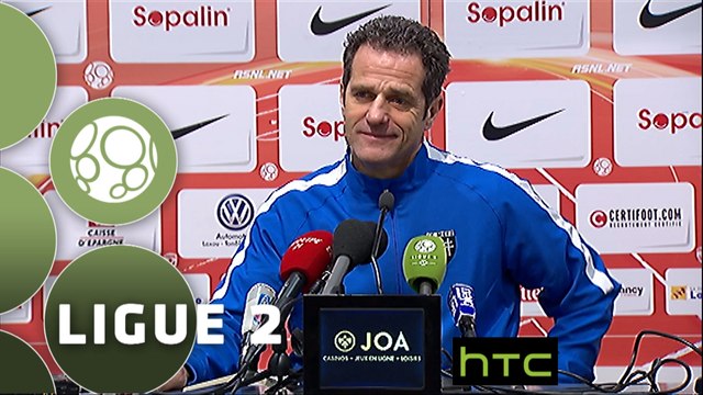 Conférence de presse AS Nancy Lorraine - FC Metz (2-2) : Pablo CORREA (ASNL) - Philippe HINSCHBERGER (FCM) - 2015/2016