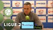 Conférence de presse Clermont Foot - AJ Auxerre (1-2) : Corinne DIACRE (CF63) - Jean-Luc VANNUCHI (AJA) - 2015/2016