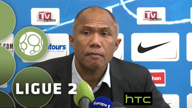 Conférence de presse Tours FC - RC Lens (0-1) : Marco SIMONE (TOURS) - Antoine KOMBOUARE (RCL) - 2015/2016