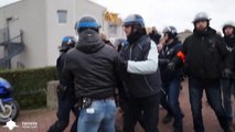 Arrestation de l'ex général Piquemal lors d'une manifestation à Calais