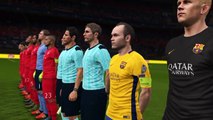 PES 2016 UEFA Champions League Final (FC Bayern Munich vs FC Barcelona Gameplay)