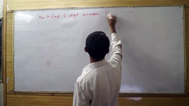 How to Find Square Root of Five Digit Number