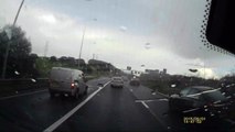 Car Crash Near Miss On M62 Motorway (UK Dashcam Footage)