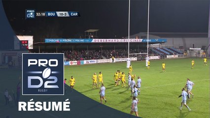 PRO D2 - Résumé Bourgoin-Carcassonne: 28-6 - J18 - Saison 2015/2016