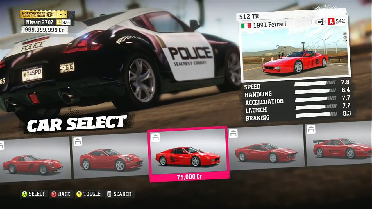 Forza Horizon All Cars (Including All DLC) (212 Cars)