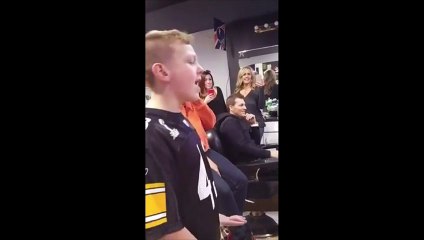 11-year-old boy gives amazing performance of Adele hello song!!