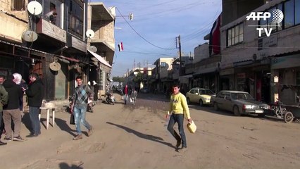 Syrians receive gas after regime forces end siege on Shiite town