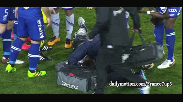 Jean-Louis Leca Red Card HD - Bastia 1-0 Troyes - 06-02-2016