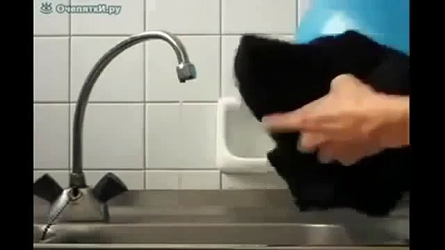 Шарик и вода Чистая физика Прикол!