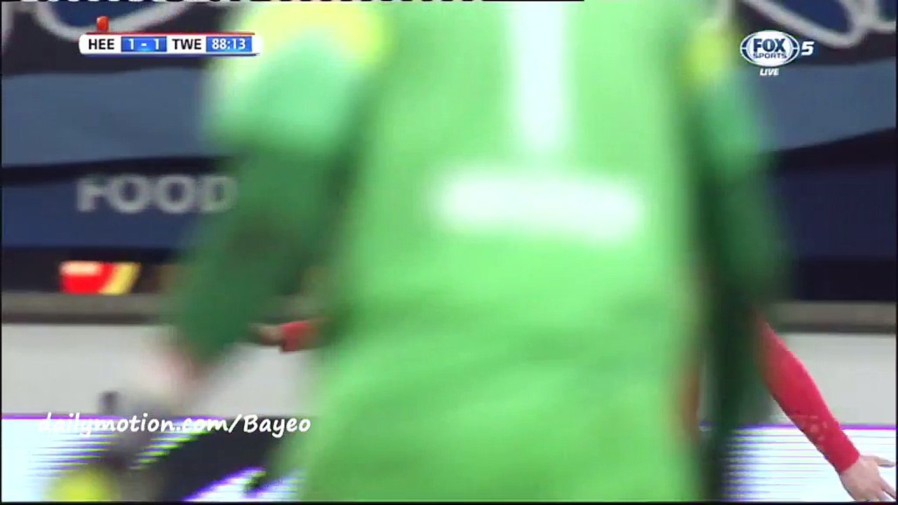 Jerson Cabral Goal HD - Heerenveen 1-2 Twente - 06-02-2016