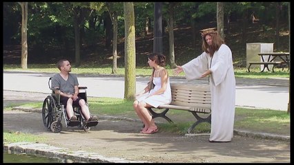 Jesus Pranks Wheelchair Man