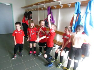 ANNI de Thomas -7 ans- dans les vestiaires de Pierrefort (06/02/2016)
