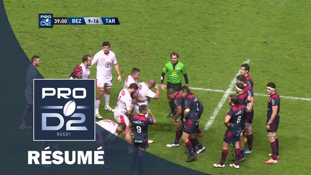 PRO D2 - Résumé Béziers-Tarbes 24-19 - J18 - Saison 2015/2016