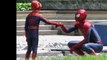 Spider-Man and Spider-Boy having fun on set of The Amazing Spider-Man 2 (PHOTOS)