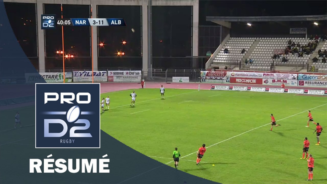 PRO D2 - Résumé Narbonne-Albi: 29-21 - J18 - Saison 2015/2016