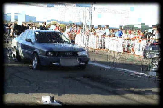 Audi 80 Coupe Quattro Turbo Vs. Audi 90 Quattro Turbo Drag Race