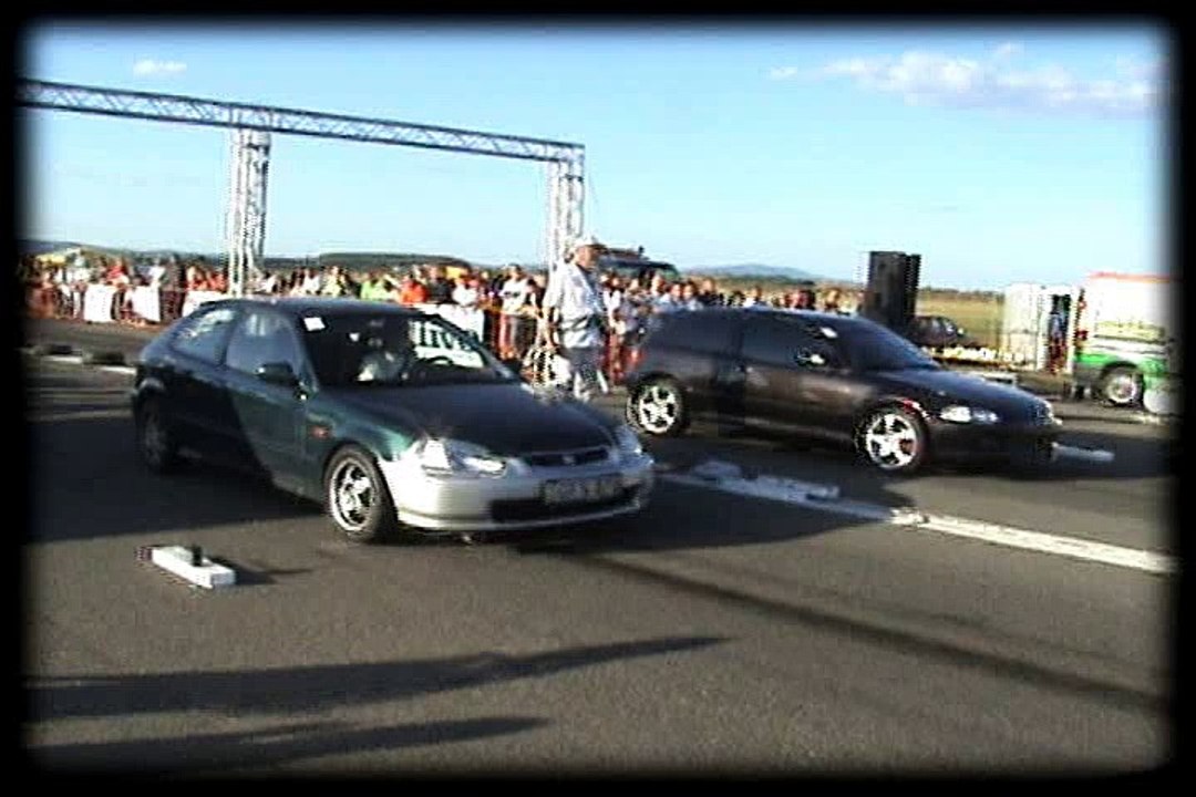Honda Civic VTI 5. Gen Vs. Honda Civic VTI 6. Gen Drag Race